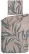 Heckettlane Dekbedovertrek Ramo - Bedlinnen met Takken print - 200x220 - Taupe - Dekbedhoes van 100% Katoen-Satijn