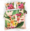Heckettlane Dekbedovertrek Reese - Bedlinnen met Bloemen print - 200x220 - Multi - Dekbedhoes van 100% Katoen-Satijn