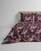 Heckettlane Dekbedovertrek Revi - Bedlinnen met Natuur print - 240x220 - Rood - Dekbedhoes van 100% Katoen-Flanel