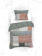 Heckettlane Dekbedovertrek Ron - Bedlinnen met Patchwork print - 240x220 - Multi - Dekbedhoes van 100% Katoen-Twill