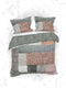 Heckettlane Dekbedovertrek Ron - Bedlinnen met Patchwork print - 240x220 - Multi - Dekbedhoes van 100% Katoen-Twill