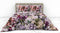 Heckettlane Dekbedovertrek Samia - Bedlinnen met Bloemen print - 260x220 - Roze - Dekbedhoes van 100% Katoen-Satijn