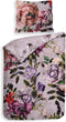 Heckettlane Dekbedovertrek Samia - Bedlinnen met Bloemen print - 260x220 - Roze - Dekbedhoes van 100% Katoen-Satijn