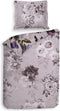 Heckettlane Dekbedovertrek Samia - Bedlinnen met Bloemen print - 240x220 - Roze - Dekbedhoes van 100% Katoen-Satijn