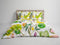 Heckettlane Dekbedovertrek Sillia - Bedlinnen met Bladeren print - 200x220 - Multi - Dekbedhoes van 100% Katoen-Satijn