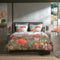 Heckettlane Dekbedovertrek Sonja - Bedlinnen met Bloemen print - 240x220 - Multi - Dekbedhoes van 100% Katoen-Satijn