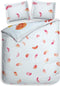 Heckettlane Dekbedovertrek Sonja - Bedlinnen met Bloemen print - 140x220 - Multi - Dekbedhoes van 100% Katoen-Satijn