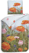 Heckettlane Dekbedovertrek Sonja - Bedlinnen met Bloemen print - 240x220 - Multi - Dekbedhoes van 100% Katoen-Satijn