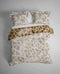 Heckettlane Dekbedovertrek Tyra - Bedlinnen met Dieren print - 140x220 - Bruin - Dekbedhoes van 100% Katoen-Satijn