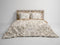 Heckettlane Dekbedovertrek Tyra - Bedlinnen met Dieren print - 200x220 - Bruin - Dekbedhoes van 100% Katoen-Satijn