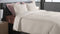 Heckettlane Dekbedovertrek Vafala - Effen Bedlinnen - 140x220 - Off-White - Dekbedhoes van Katoen