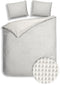 Heckettlane Dekbedovertrek Vafala - Effen Bedlinnen - 200x220 - Beige - Dekbedhoes van Katoen