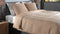 Heckettlane Dekbedovertrek Vafala - Effen Bedlinnen - 200x220 - Beige - Dekbedhoes van Katoen