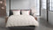 Heckettlane Dekbedovertrek Vafala - Effen Bedlinnen - 240x220 - Off-White - Dekbedhoes van Katoen