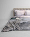 Heckettlane Dekbedovertrek Wes - Bedlinnen met Natuur print - 140x220 - Roze - Dekbedhoes van 100% Katoen-Satijn