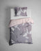Heckettlane Dekbedovertrek Wes - Bedlinnen met Natuur print - 260x220 - Roze - Dekbedhoes van 100% Katoen-Satijn