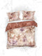 Heckettlane Dekbedovertrek Yamile - Bedlinnen met Bladeren print - 140x220 - Natural - Dekbedhoes van 100% Katoen-Twill