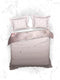 Heckettlane Dekbedovertrek Zalia - Bedlinnen met Bloemen print - 240x220 - Grijs - Dekbedhoes van 100% Katoen-Satijn