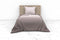 Heckettlane Dekbedovertrek Zalia - Bedlinnen met Bloemen print - 240x220 - Grijs - Dekbedhoes van 100% Katoen-Satijn