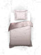Heckettlane Dekbedovertrek Zalia - Bedlinnen met Bloemen print - 240x220 - Grijs - Dekbedhoes van 100% Katoen-Satijn