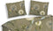Heckettlane Dekbedovertrek Zelena - Bedlinnen met Bloemen print - 240x220 - Groen - Dekbedhoes van 100% Katoen-Twill
