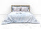 Heckettlane Doriane Dekbedovertrek - Eenpersoons - Katoensatijn - 140x200-220cm - Wit