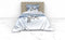 Heckettlane Doriane Dekbedovertrek - Eenpersoons - Katoensatijn - 140x200-220cm - Wit