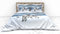 Heckettlane Doriane Dekbedovertrek - Eenpersoons - Katoensatijn - 140x200-220cm - Wit