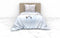 Heckettlane Doriane Dekbedovertrek - Eenpersoons - Katoensatijn - 140x200-220cm - Wit
