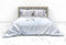 Heckettlane Doriane Dekbedovertrek - Lits-jumeaux - Katoensatijn - 260x200-220cm - Wit