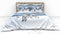 Heckettlane Doriane Dekbedovertrek - Lits-jumeaux - Katoensatijn - 260x200-220cm - Wit