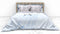 Heckettlane Doriane Dekbedovertrek - Lits-jumeaux - Katoensatijn - 260x200-220cm - Wit