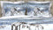 Heckettlane Doriane Dekbedovertrek - Lits-jumeaux - Katoensatijn - 260x200-220cm - Wit