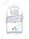 Heckettlane Doriane Dekbedovertrek - Lits-jumeaux - Katoensatijn - 260x200-220cm - Wit