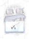 Heckettlane Doriane Dekbedovertrek - Lits-jumeaux - Katoensatijn - 260x200-220cm - Wit