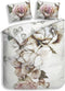 Heckettlane Elena Dekbedovertrek - Eenpersoons - Katoen - 140x200-220cm - Wit