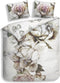 Heckettlane Elena Dekbedovertrek - Lits-jumeaux - Katoen - 260x200-220cm - Wit