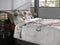 Heckettlane Elena Dekbedovertrek - Lits-jumeaux - Katoen - 240x200-220cm - Wit