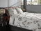 Heckettlane Elena Dekbedovertrek - Lits-jumeaux - Katoen - 260x200-220cm - Wit