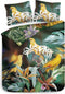 Heckettlane Eliana Dekbedovertrek - Lits-jumeaux - Katoensatijn - 260x200-220cm - Groen