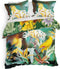 Heckettlane Eliana Dekbedovertrek - Lits-jumeaux - Katoensatijn - 260x200-220cm - Groen