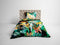 Heckettlane Eliana Dekbedovertrek - Lits-jumeaux - Katoensatijn - 260x200-220cm - Groen