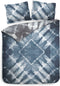 Heckettlane Ellinas Dekbedovertrek - 100% Katoen-Satijn - 140x220 - Blauw