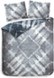 Heckettlane Ellinas Dekbedovertrek - 100% Katoen-Satijn - 140x220 - Blauw