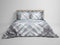 Heckettlane Ellinas Dekbedovertrek - Lits-jumeaux - Katoensatijn - 260x200-220cm - Blauw