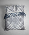 Heckettlane Ellinas Dekbedovertrek - Tweepersoons - Katoensatijn - 200x200-220cm - Blauw
