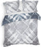 Heckettlane Ellinas Dekbedovertrek - Tweepersoons - Katoensatijn - 200x200-220cm - Blauw