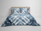Heckettlane Ellinas Dekbedovertrek - Tweepersoons - Katoensatijn - 200x200-220cm - Blauw