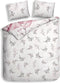 Heckettlane Esta Dekbedovertrek - Eenpersoons - Bamboe - 140x200-220cm - Roze