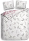 Heckettlane Esta Dekbedovertrek - Lits-jumeaux - Bamboe - 240x200-220cm - Roze